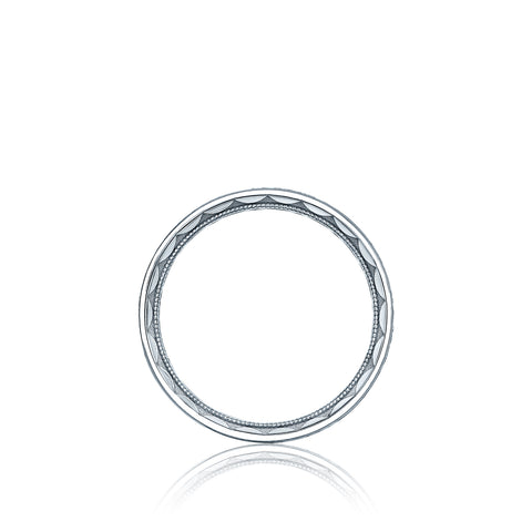 Tacori 18k White Gold Sculpted Crescent Wedding Band