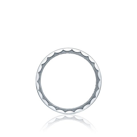 Tacori Platinum Sculpted Crescent Wedding Band