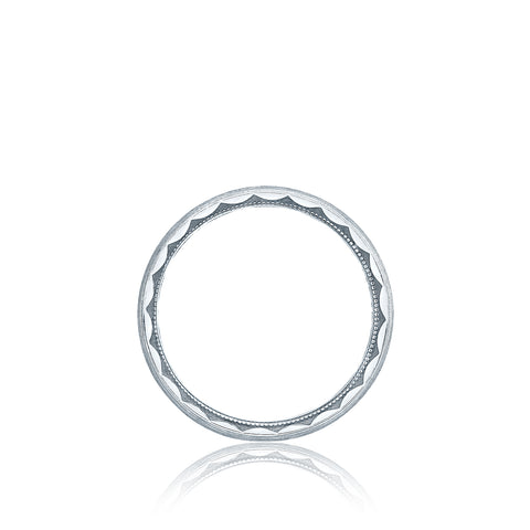 Tacori Platinum Sculpted Crescent Wedding Band