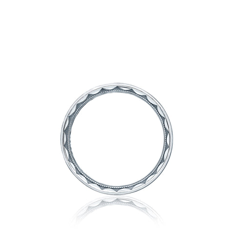 Tacori Platinum 6mm Sculpted Crescent Wedding Band