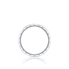 Load image into Gallery viewer, Tacori Platinum 6mm Sculpted Crescent Diamond Wedding Band