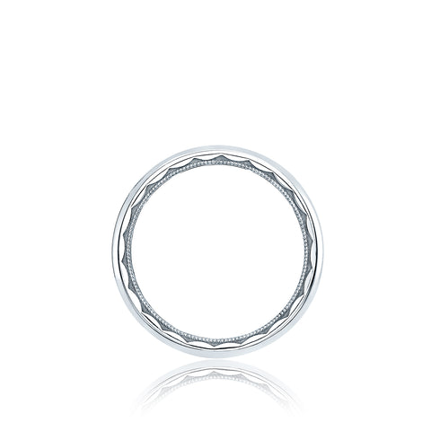 Tacori 18k White Gold Sculpted Crescent Wedding Band