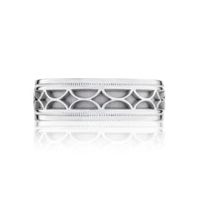 Load image into Gallery viewer, Tacori 18k White Gold 7mm Sculpted Crescent Wedding Band