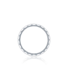 Load image into Gallery viewer, Tacori Platinum 8mm Sculpted Crescent Wedding Band