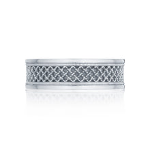Load image into Gallery viewer, Tacori Platinum 7mm Sculpted Crescent Wedding Band