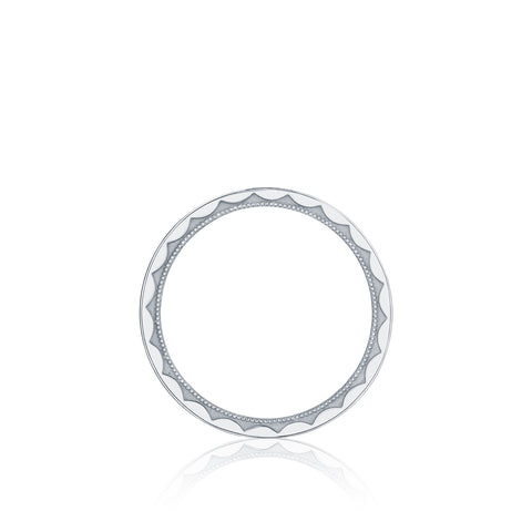 Tacori Platinum 7mm Sculpted Crescent Wedding Band