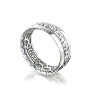 Tacori Sculpted Crescent Diamond Wedding Band