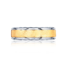 Load image into Gallery viewer, Tacori Sculpted Crescent Wedding Band Platinum &amp; 18k Yellow Gold 7mm