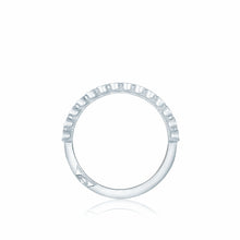 Load image into Gallery viewer, Tacori Platinum Sculpted Crescent Diamond Wedding Band (0.2 CTW)