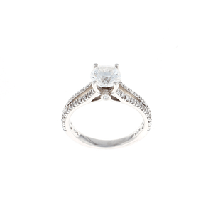 Round Complete Engagement Ring (1.20CTW)