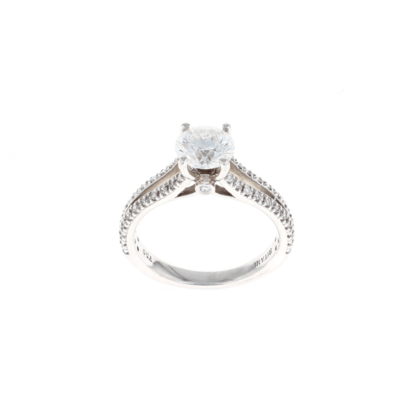 Round Complete Engagement Ring (1.20CTW)