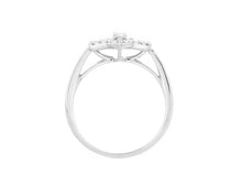 Load image into Gallery viewer, Complete Rings White Gold with 0.5 CTW Marquise Diamond Diamond Center Stone Halo Engagement Ring