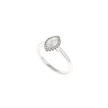 Load image into Gallery viewer, Marquise Halo Complete Engagement Ring (0.62CTW)