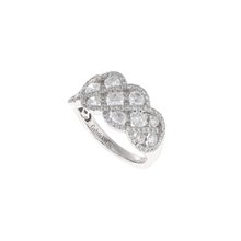 Load image into Gallery viewer, Gabriel &amp; Co 14K White Gold Woven Diamond Statement Ring (1.67CTW)