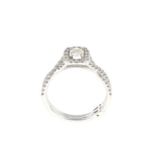 Load image into Gallery viewer, Oval Halo Complete Engagement Ring (0.69CTW)
