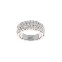 Load image into Gallery viewer, Four Row Diamond Fashion Ring