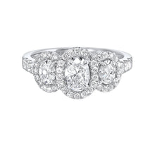 Load image into Gallery viewer, Three-Stone Complete Engagement Ring (1.44 CTW)