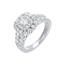 Load image into Gallery viewer, Double Halo Complete Engagement Ring (2.10 CTW)