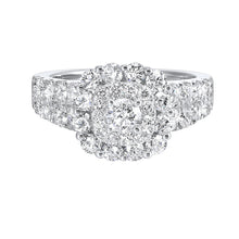 Load image into Gallery viewer, Double Halo Complete Engagement Ring (2.10 CTW)
