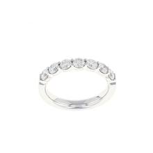 Load image into Gallery viewer, Round Diamond Platinum Band Ring (1.06CTW)