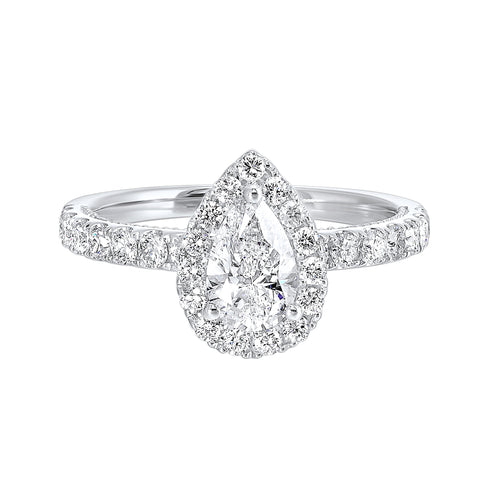 Halo Complete Engagement Ring (1.22 CTW)