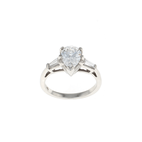 Pear Complete Engagement Ring (1.35CTW)