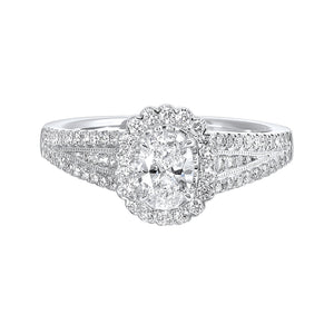 Halo Complete Engagement Ring (0.95 CTW)