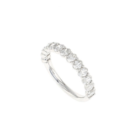 Oval Buttercup 1/2 Way Diamond Band (1.22CTW)