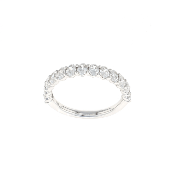Oval Buttercup 1/2 Way Diamond Band (1.22CTW)