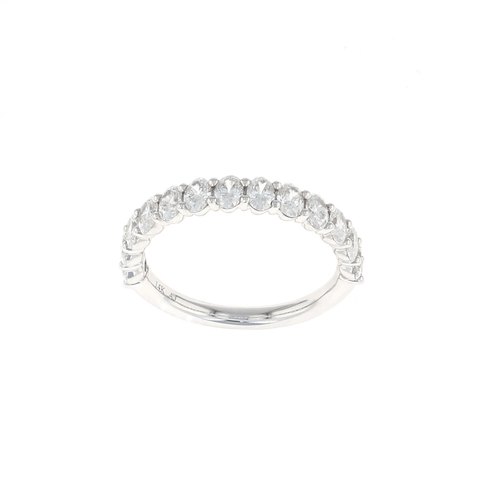 Oval Buttercup 1/2 Way Diamond Band (1.22CTW)