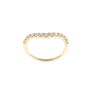 Diamond Shared Prong Contour Band (0.45CTW)