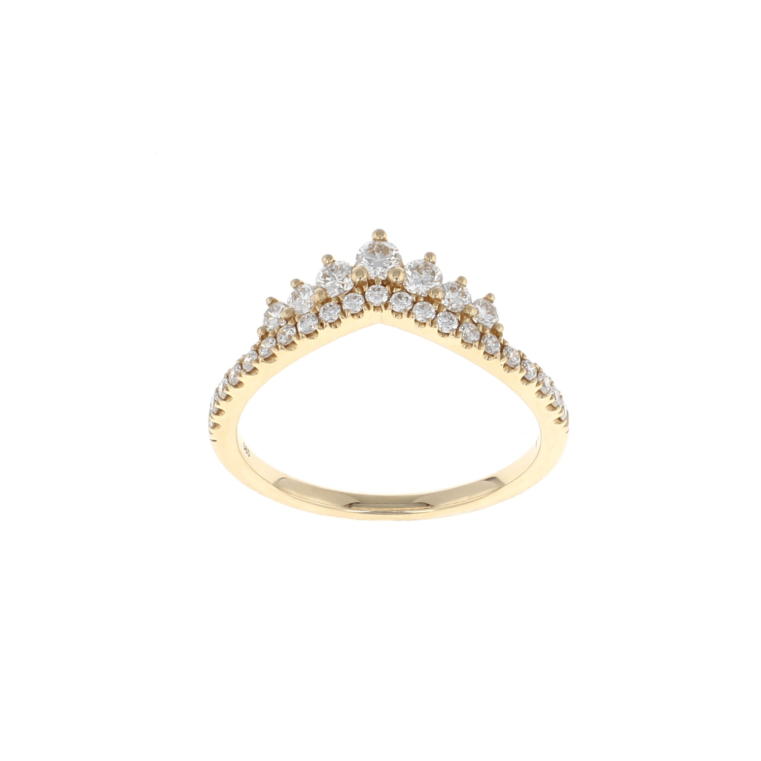 Diamond Shared Prong Contour Band (0.43CTW)