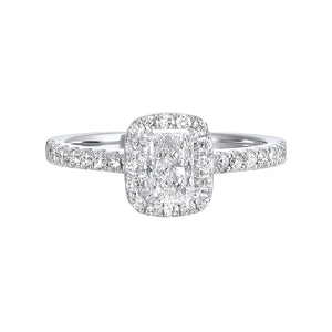 Halo Complete Engagement Ring (0.88 CTW)