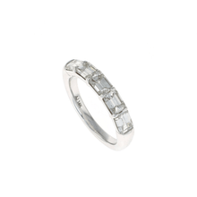 Load image into Gallery viewer, Five Stone Emerald Cut Buttercup Diamond Band (2.00CTW)