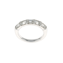 Load image into Gallery viewer, Five Stone Emerald Cut Buttercup Diamond Band (2.00CTW)