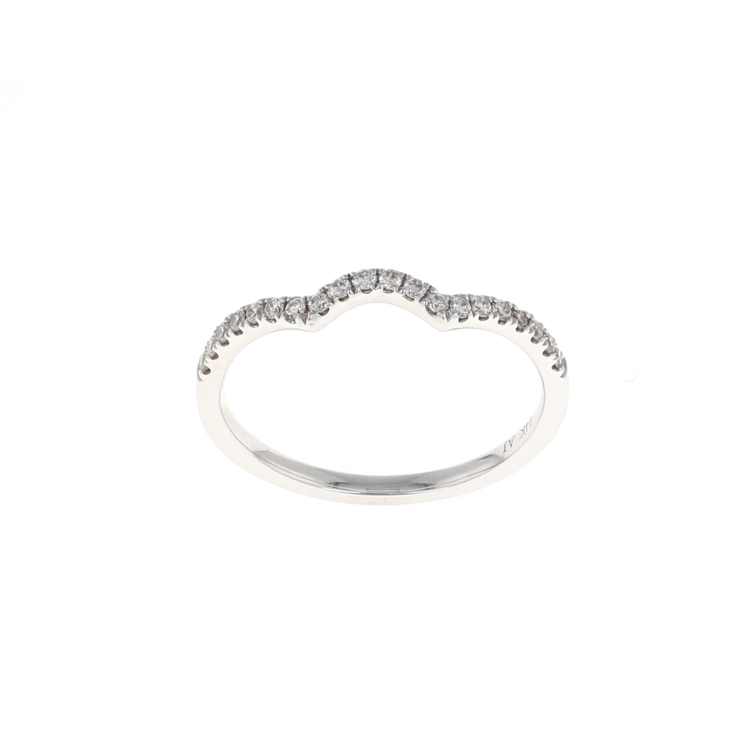 Ladies Diamond Contour Band (0.16CTW)