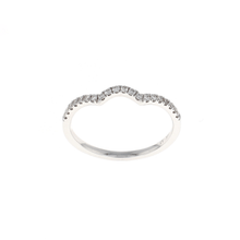 Load image into Gallery viewer, Ladies Diamond Contour Band (0.16CTW)