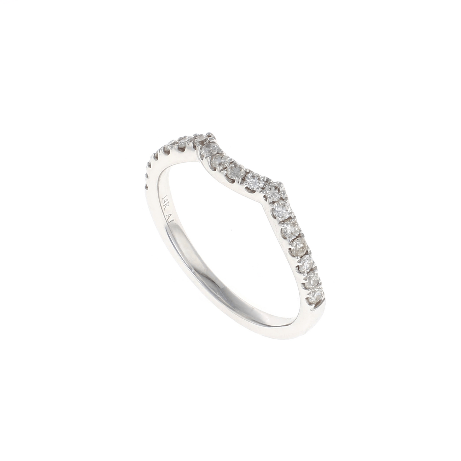 Ladies Diamond Contour Band (0.36CTW)