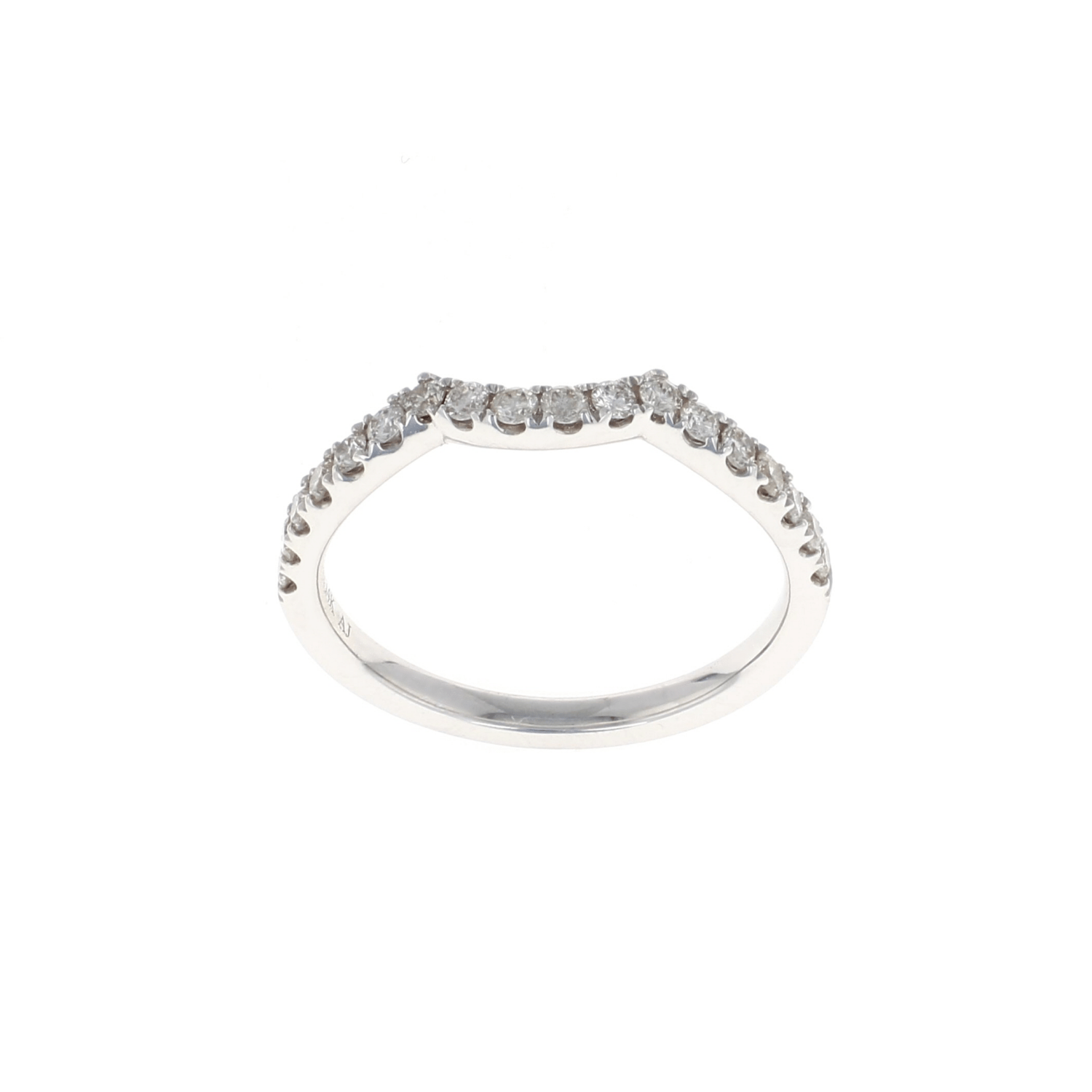 Ladies Diamond Contour Band (0.36CTW)