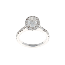 Load image into Gallery viewer, Oval Halo Complete Engagement Ring (1.55CTW)