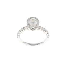 Load image into Gallery viewer, Pear Halo Complete Engagement Ring (1.29CTW)
