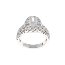 Load image into Gallery viewer, Oval Halo Complete Engagement Ring (2.26CTW)