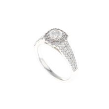 Load image into Gallery viewer, Cushion Halo Complete Engagement Ring (0.95CTW)