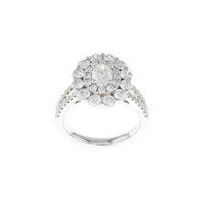 Load image into Gallery viewer, Oval Double Halo Complete Engagement Ring (2.09CTW)