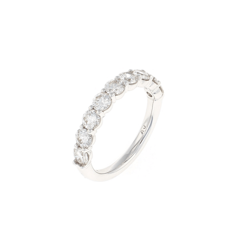 Round Buttercup 1/2 Way Diamond Band (1.54CTW)