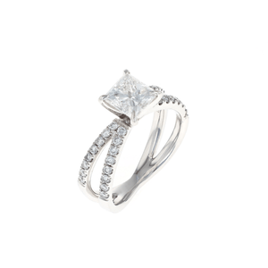 Princess Complete Engagement Ring (1.78CTW)