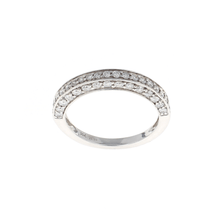 Load image into Gallery viewer, 3 Sided 1/2 Way Diamond Band (0.75CTW)