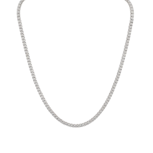 White gold diamond tennis 2025 chain