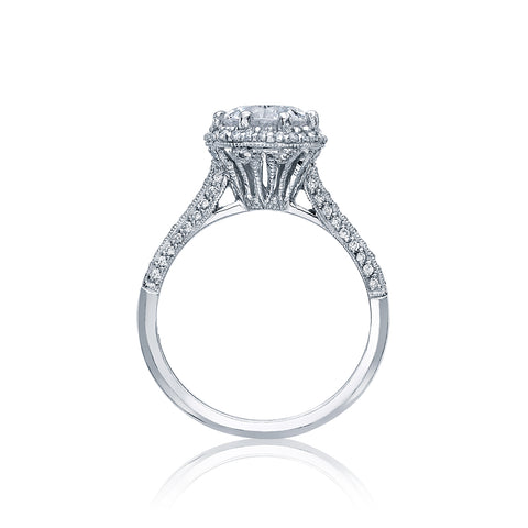 Tacori 18k White Gold Simply Tacori Round Diamond Engagement Ring Setting   (0.5 CTW)