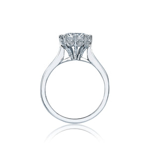 Tacori 18k White Gold Simply Tacori Round Diamond Engagement Ring Setting (0.06 CTW)